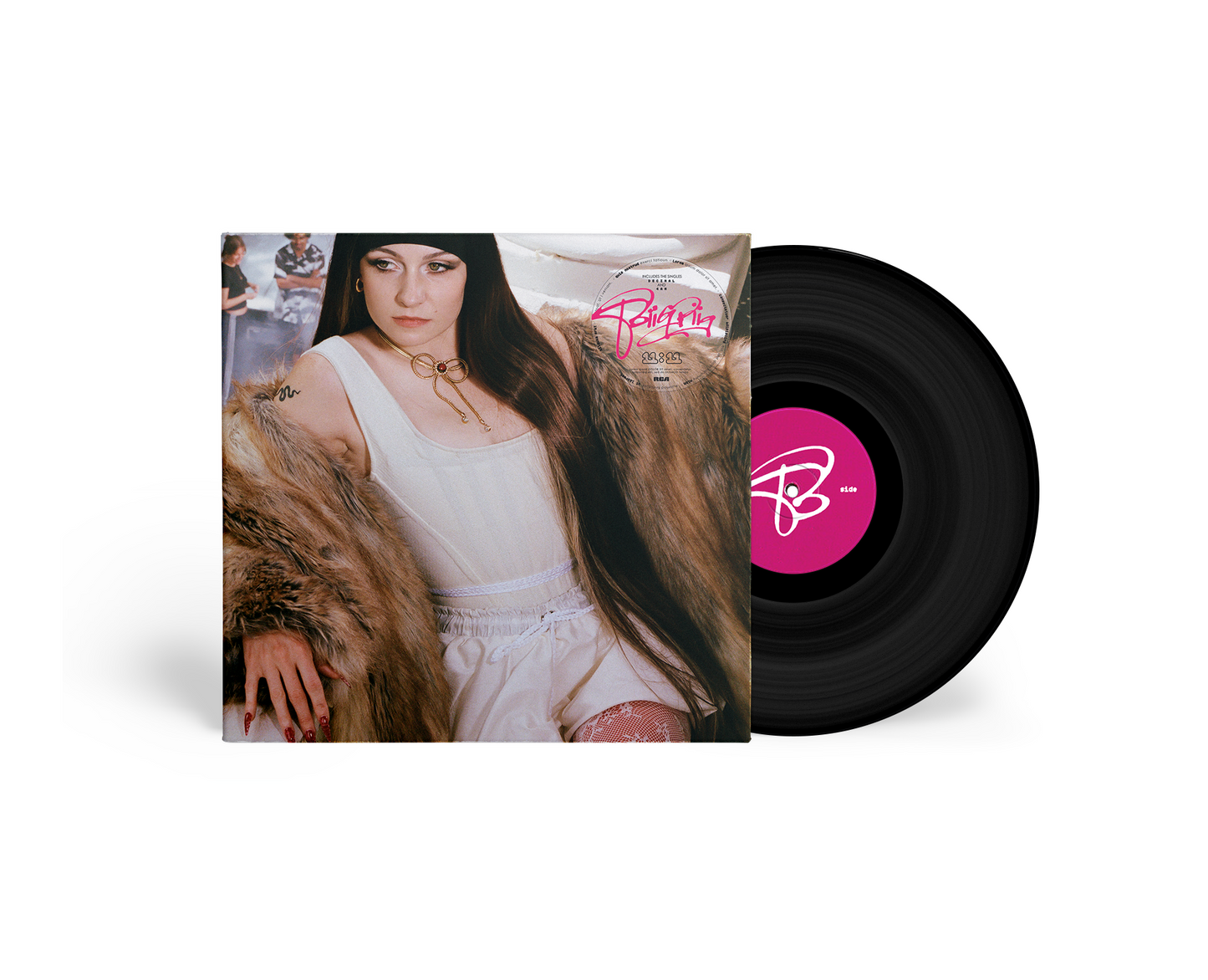 Front view of Biig Piig 11:11 Black Vinyl LP