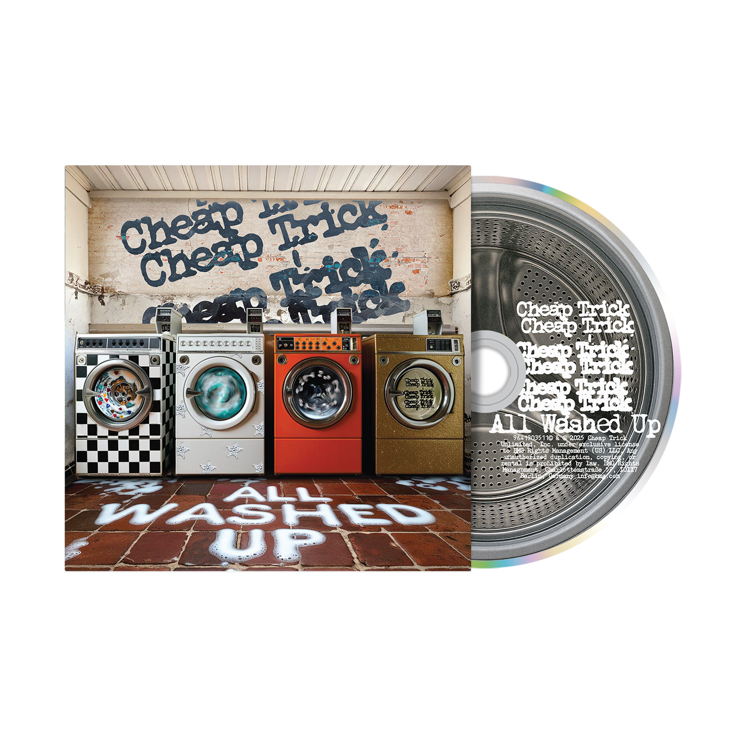 CD with 'All Washed Up' Artwork