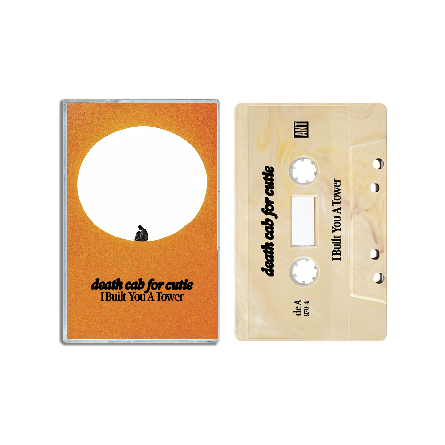 Death Cab For Cutie 'I Built You A Tower' cassette album artwork.
