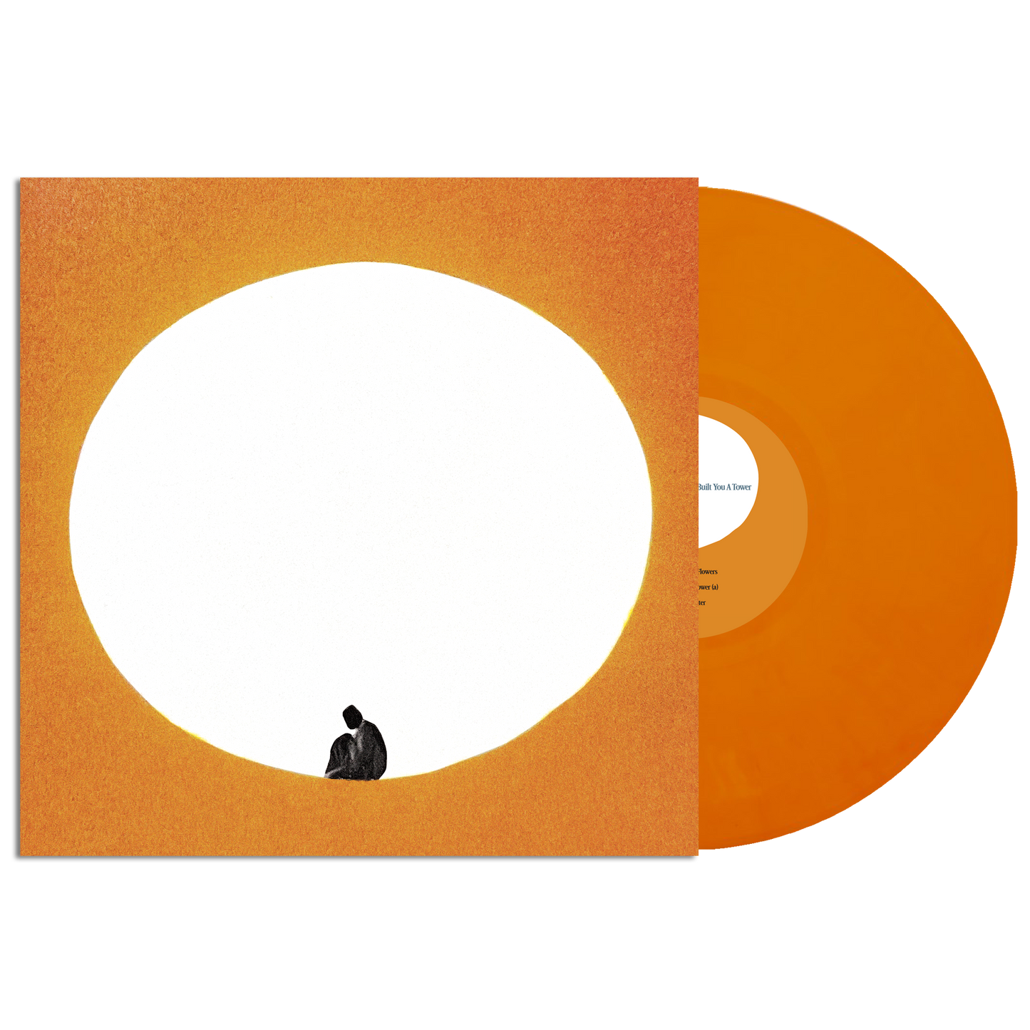 Death Cab For Cutie 'I Built You A Tower' Orange Vinyl album artwork.