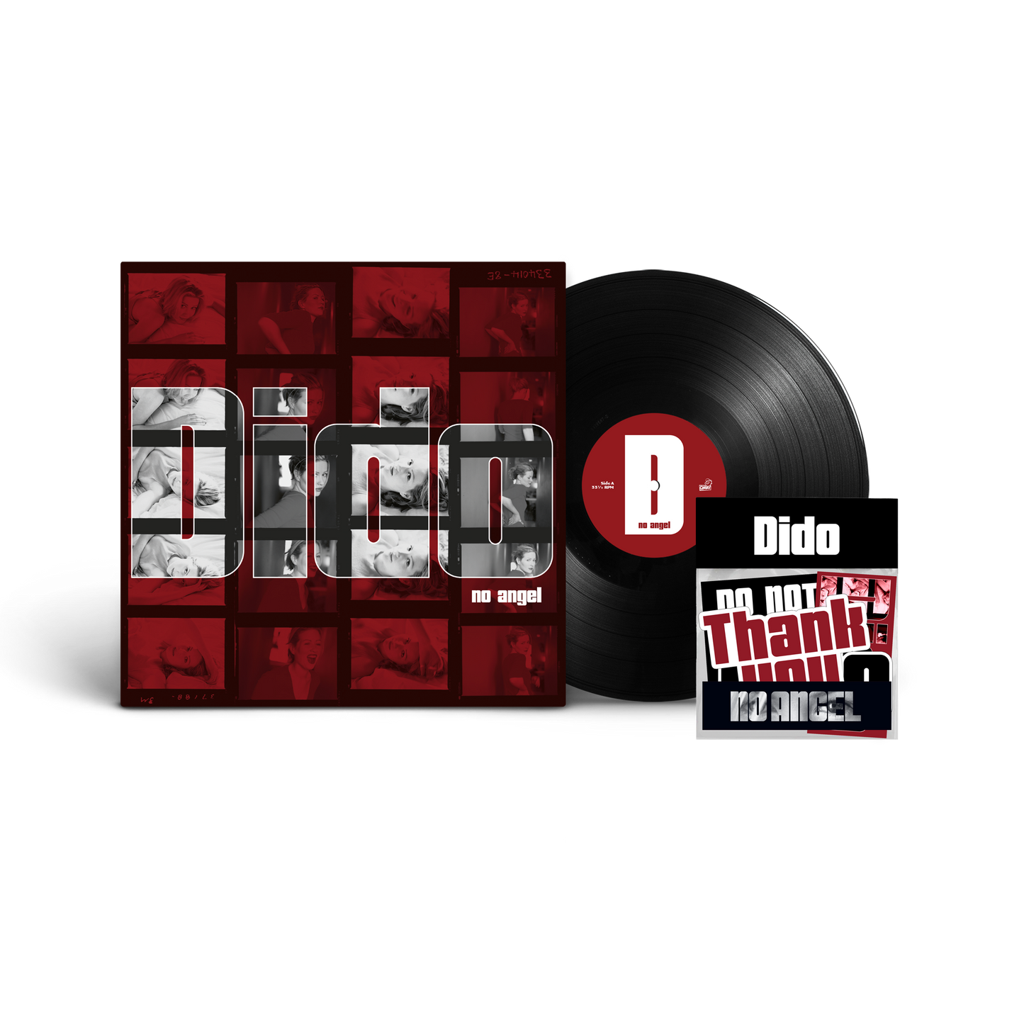 No Angel | Black LP + Sticker Set