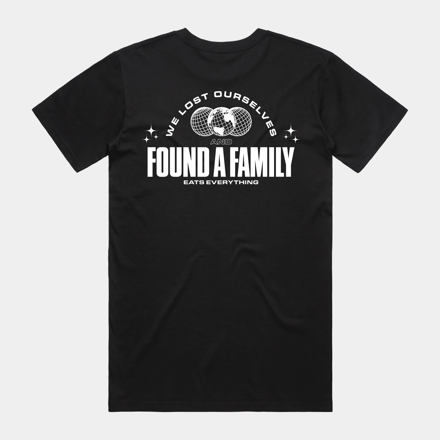 We Lost Ourselves And Found A Family | Black Album T-Shirt