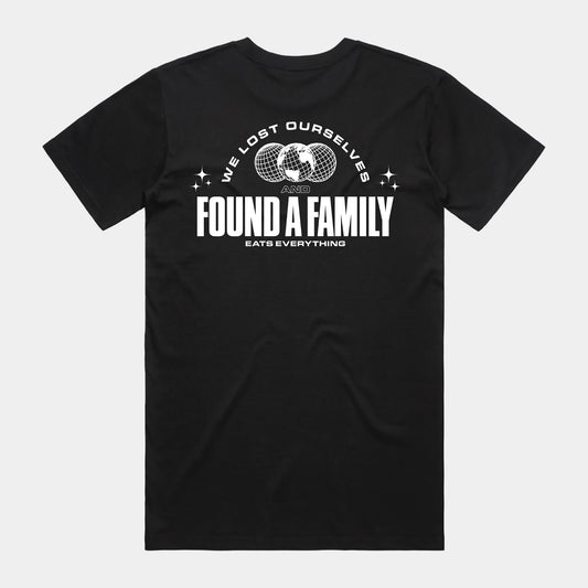 We Lost Ourselves And Found A Family | Black Album T-Shirt