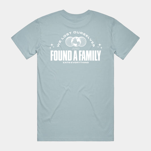 We Lost Ourselves And Found A Family | Blue Album T-Shirt