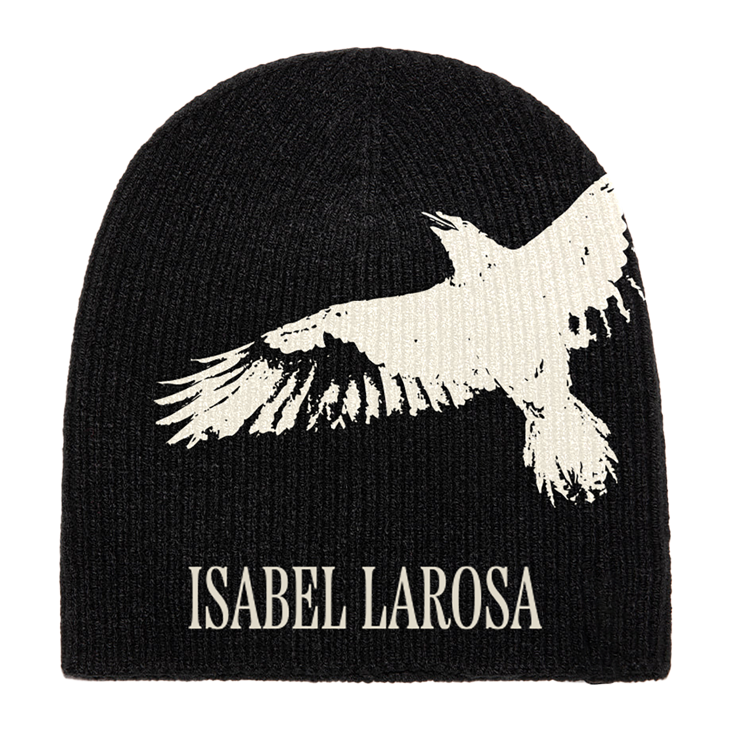 Raven Slouch Beanie Black