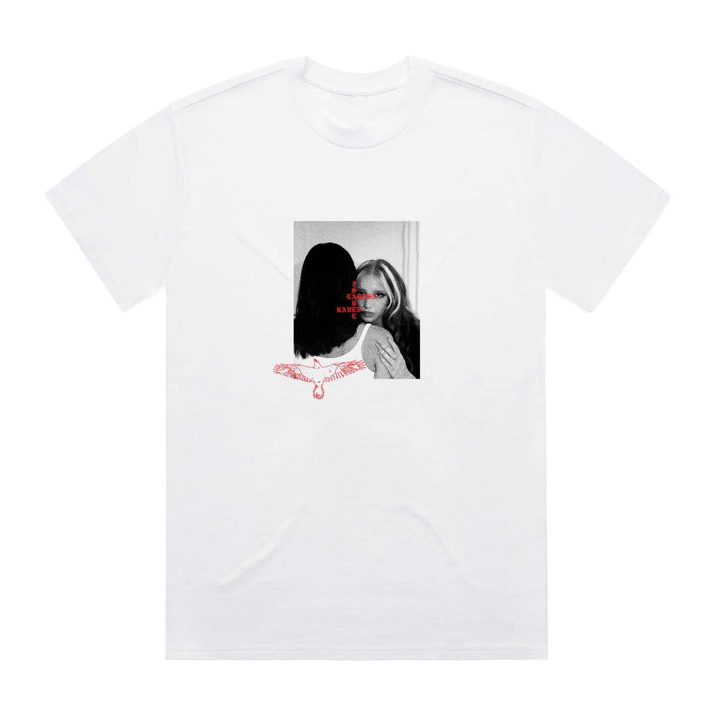 Gothic Cross White Tee