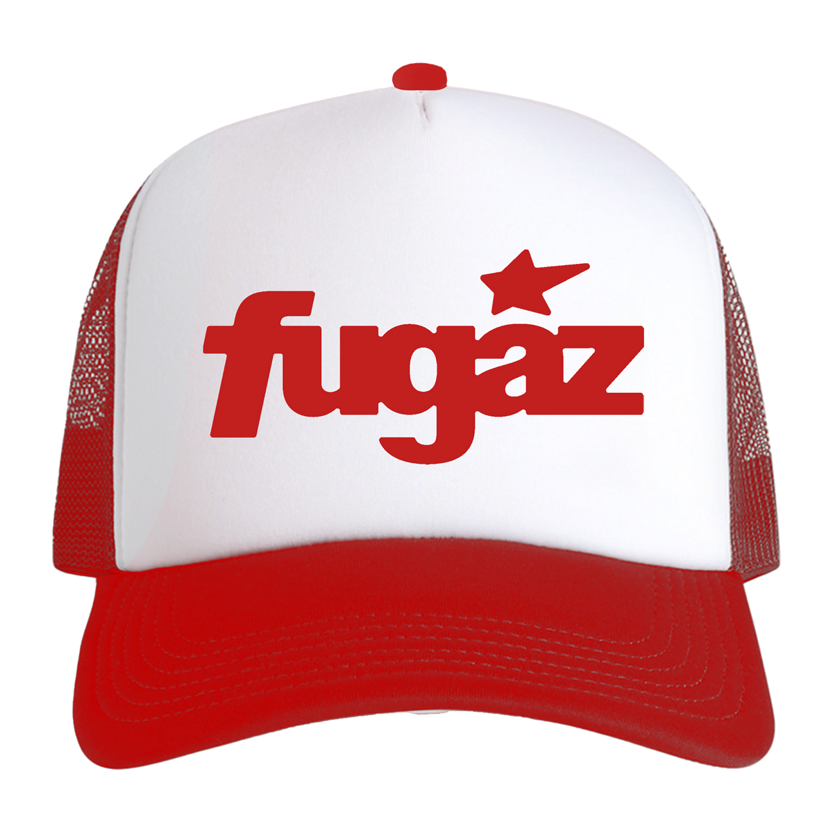 Fugaz Trucker Cap | White and Red