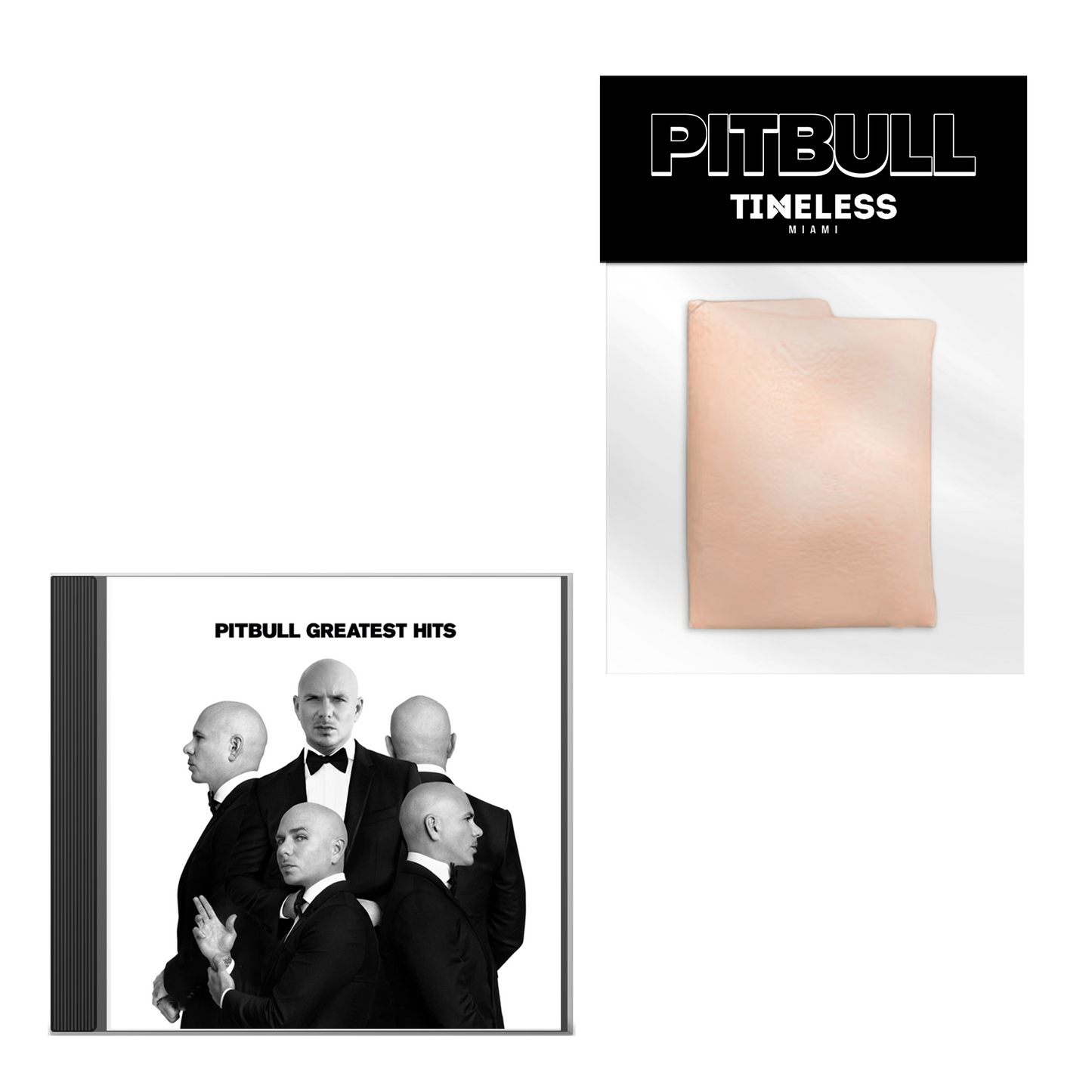 Pitbull Greatest Hits | CD & Bald Cap Bundle