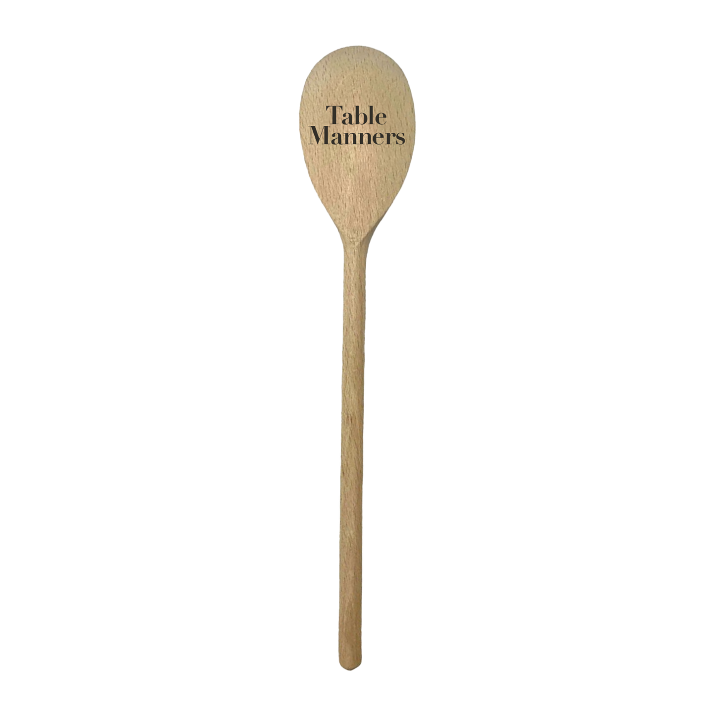 Table Manners Wooden Spoon