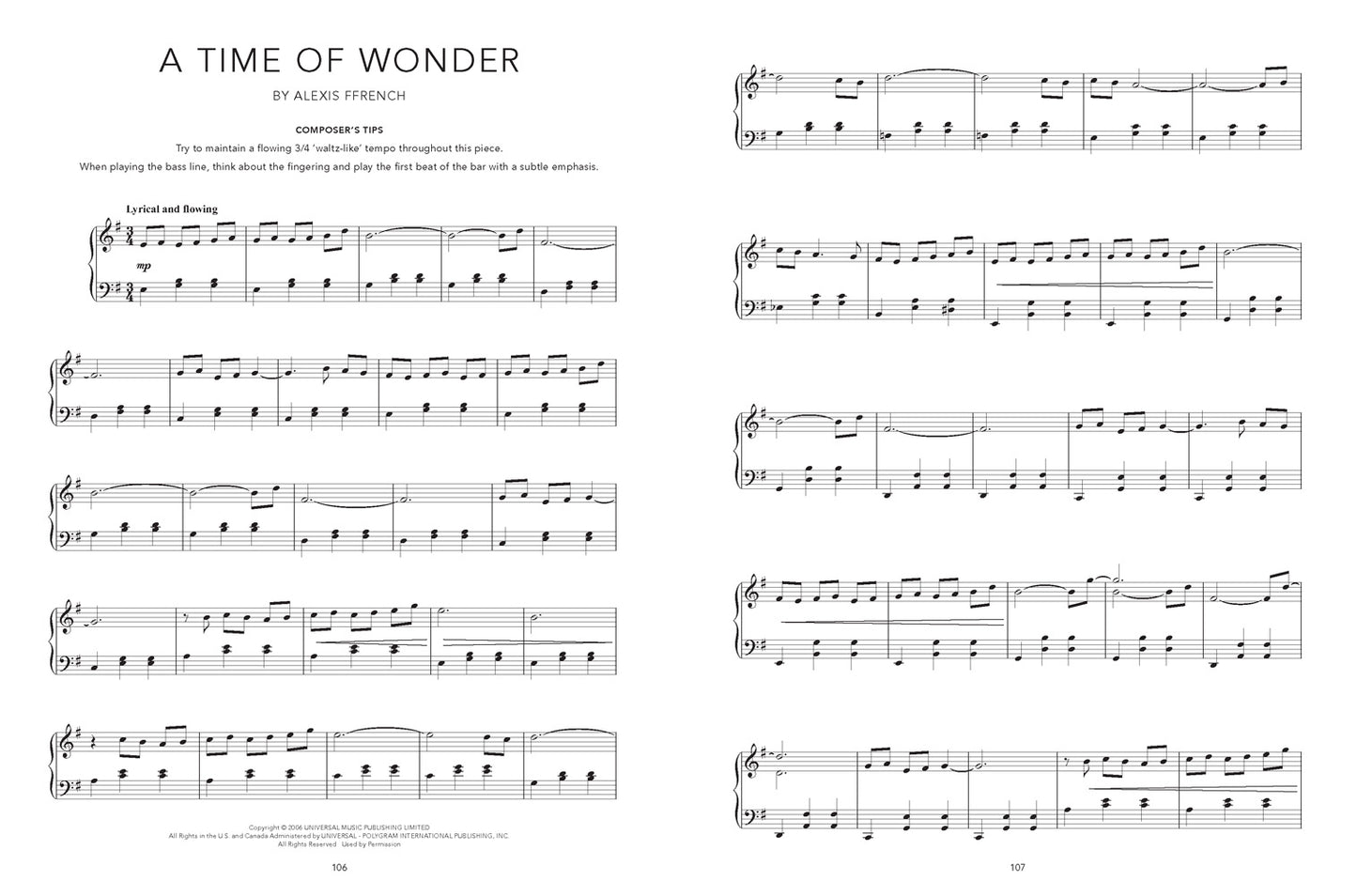 Alexis Ffrench: The Sheet Music Collection