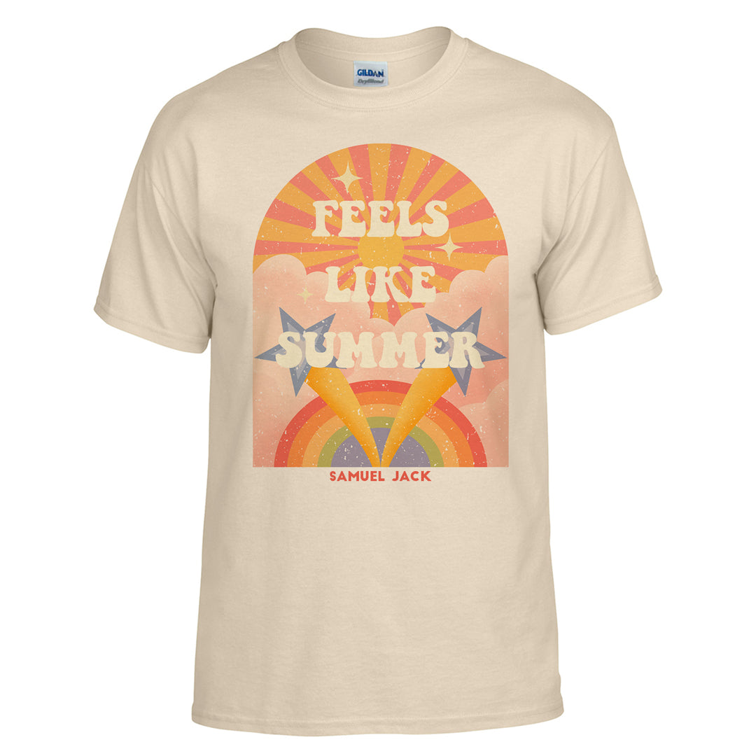 Feels Like Summer Rainbow Colour Tee