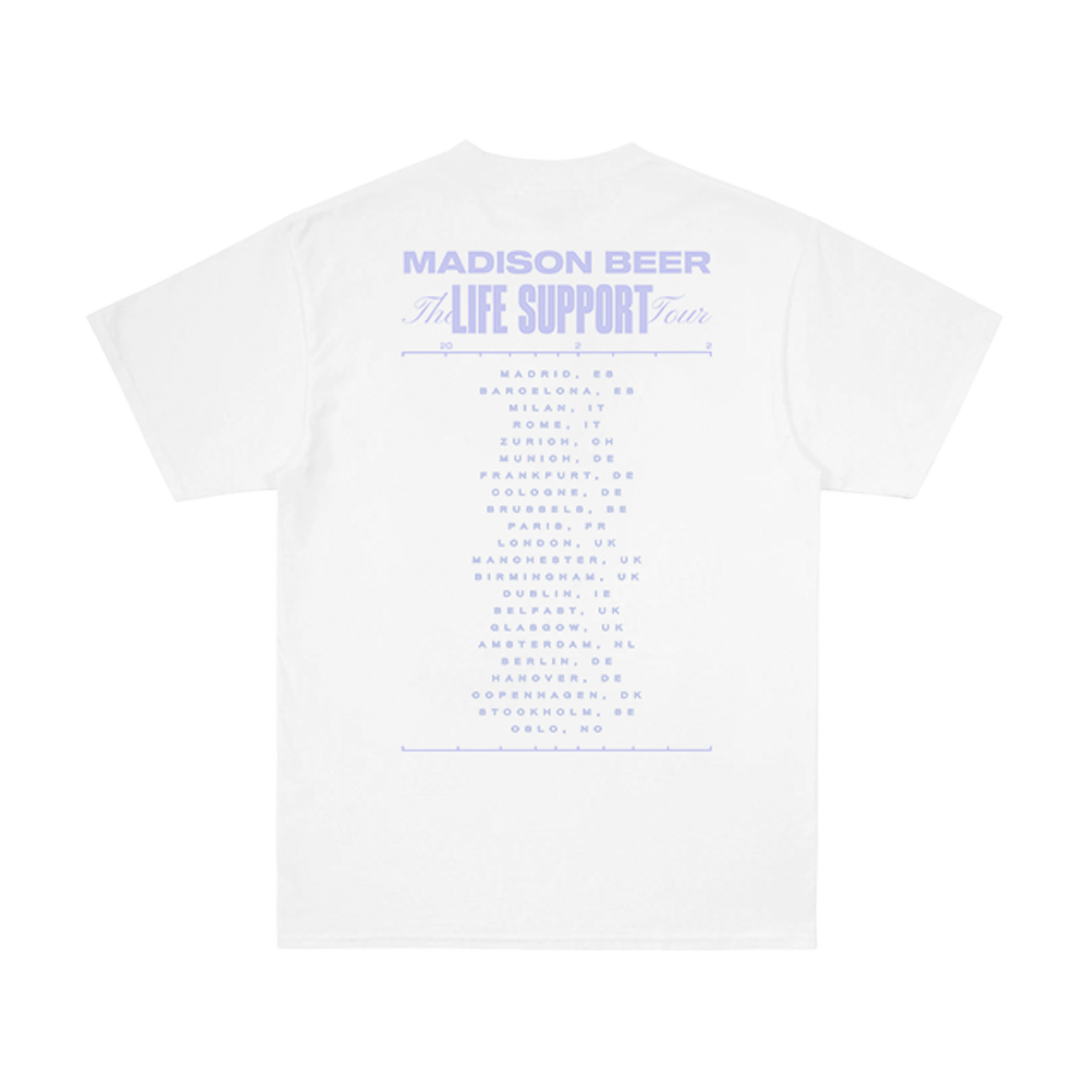 Life Support Tour EU Silhouette White Tee