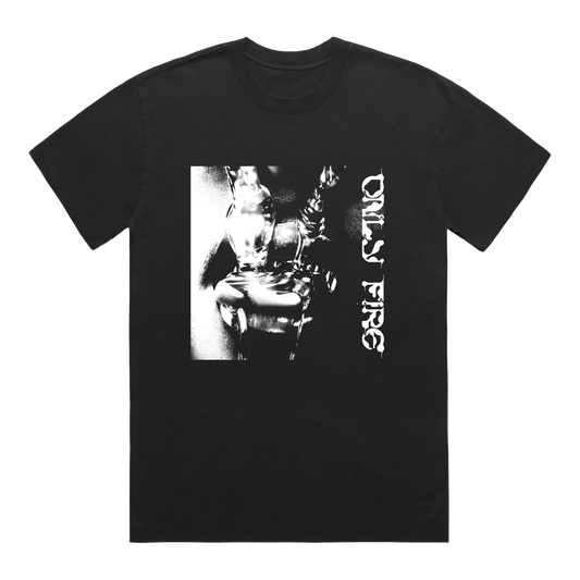 Only Fire Hunny Washed Black T-Shirt