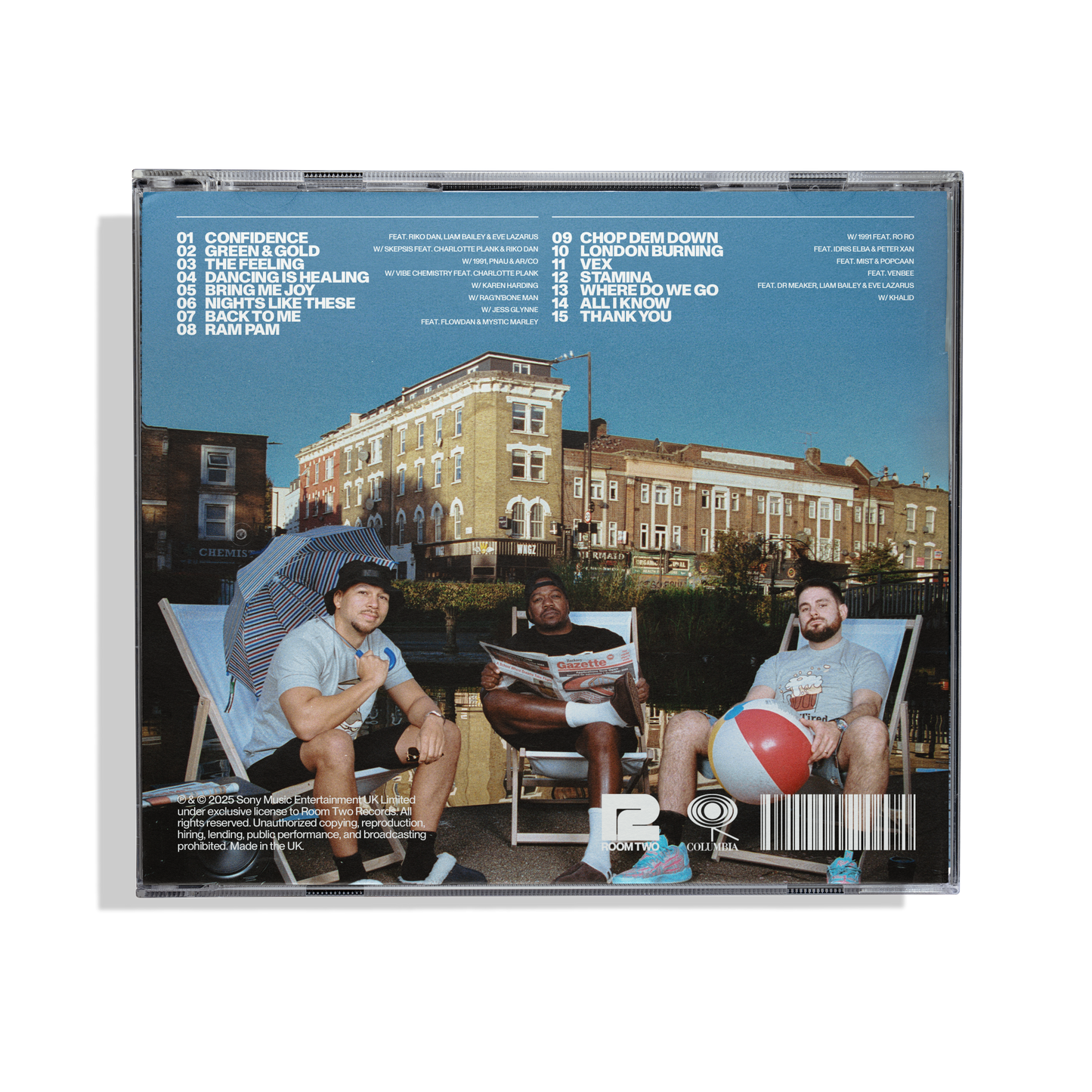 Back view of RUDIM3NTAL - CD
