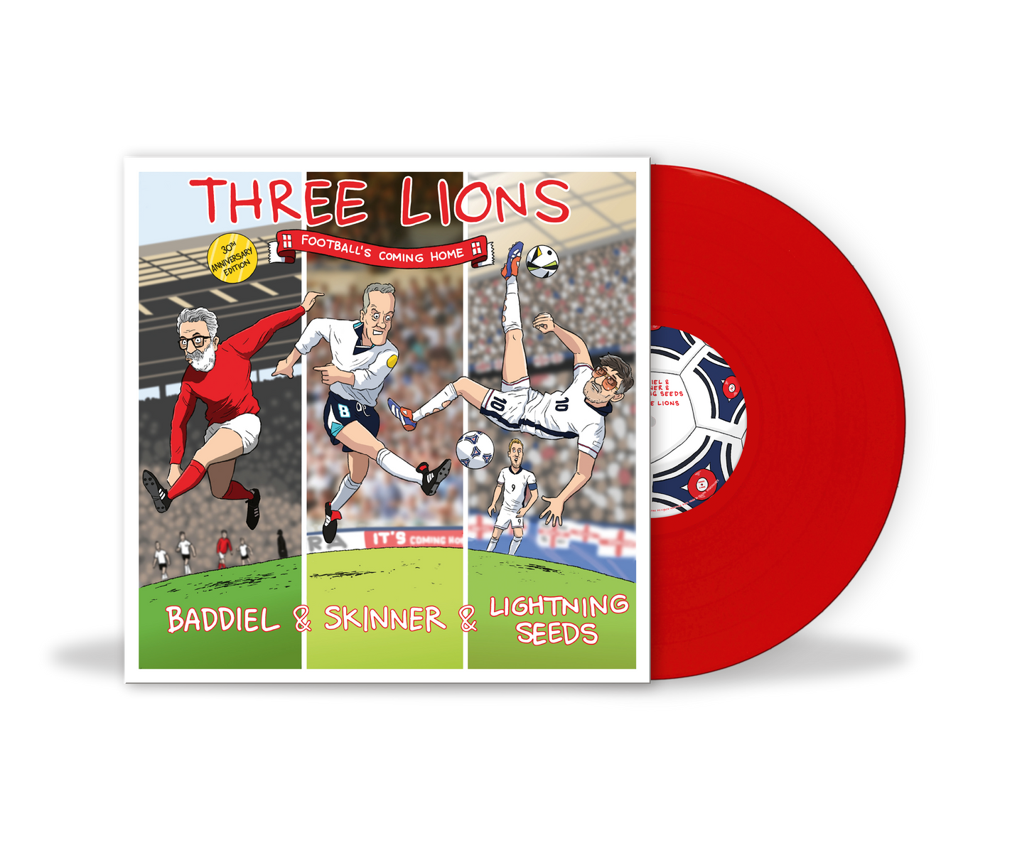 Three Lions (Football’s Coming Home) - 30th anniversary edition | 7inch Single