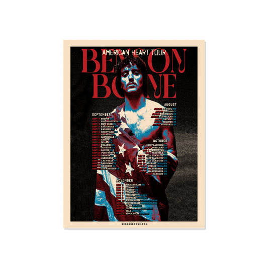 Global Tour Card Poster