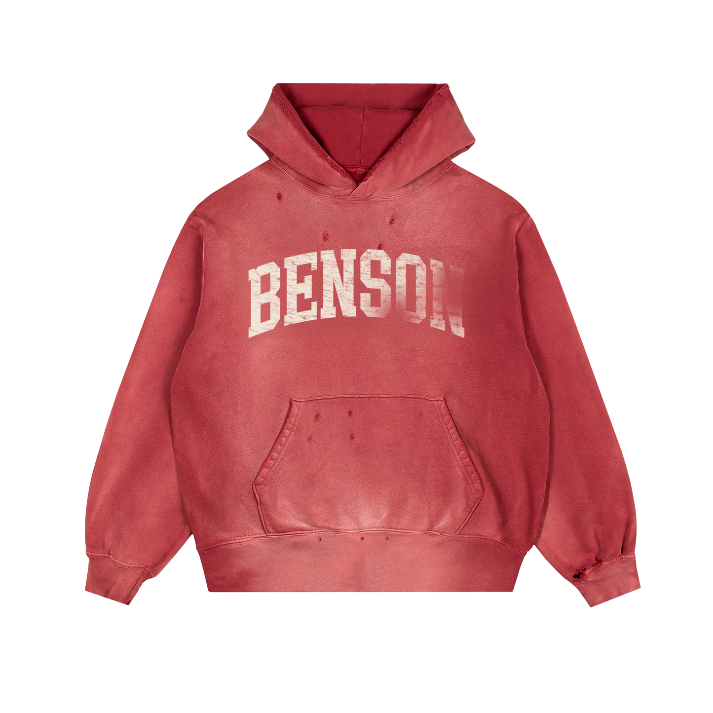 Washed American Heart Red Hoodie