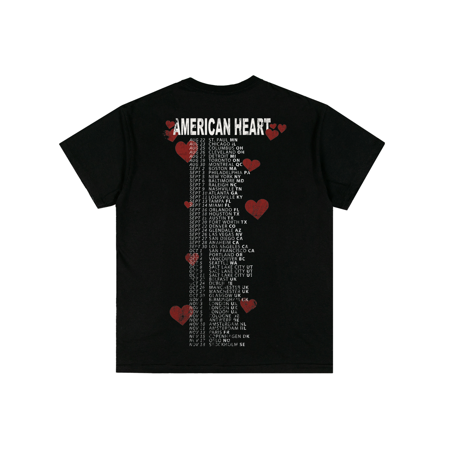 Benny Boone Black Tour Tee