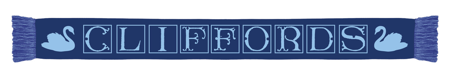 Cliffords Reversible Jacquard Scarf