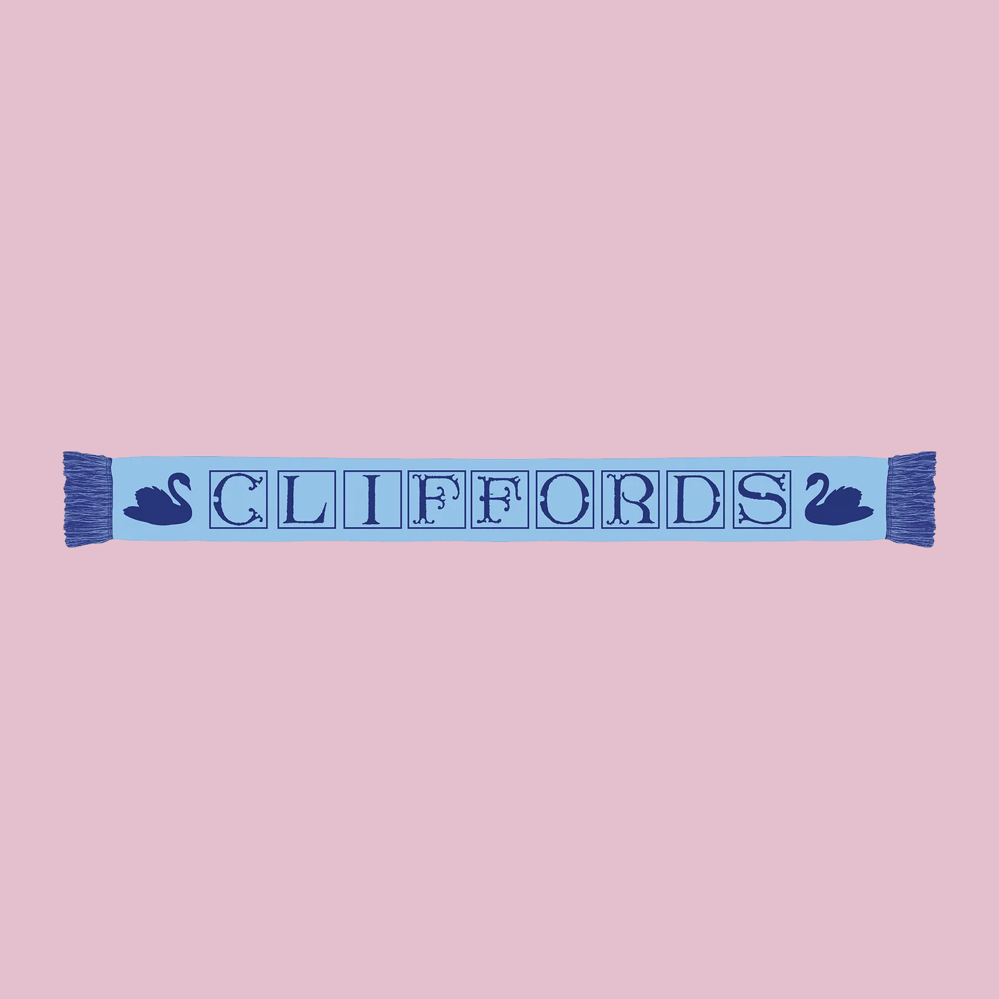 Cliffords Reversible Jacquard Scarf