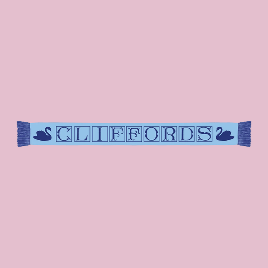 Cliffords Reversible Jacquard Scarf