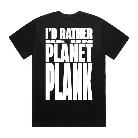 Planet Plank | Black T-Shirt