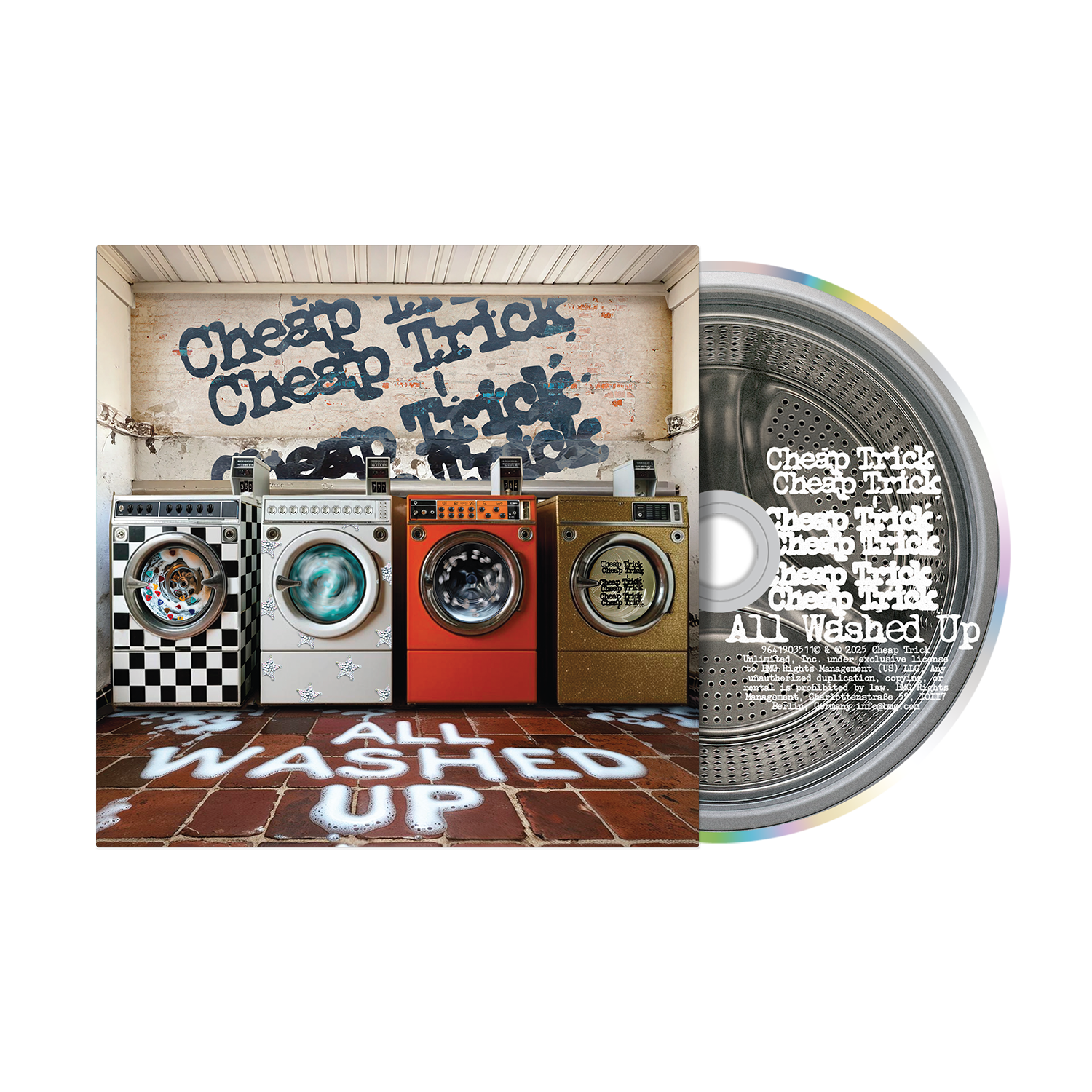CD with 'All Washed Up' Artwork