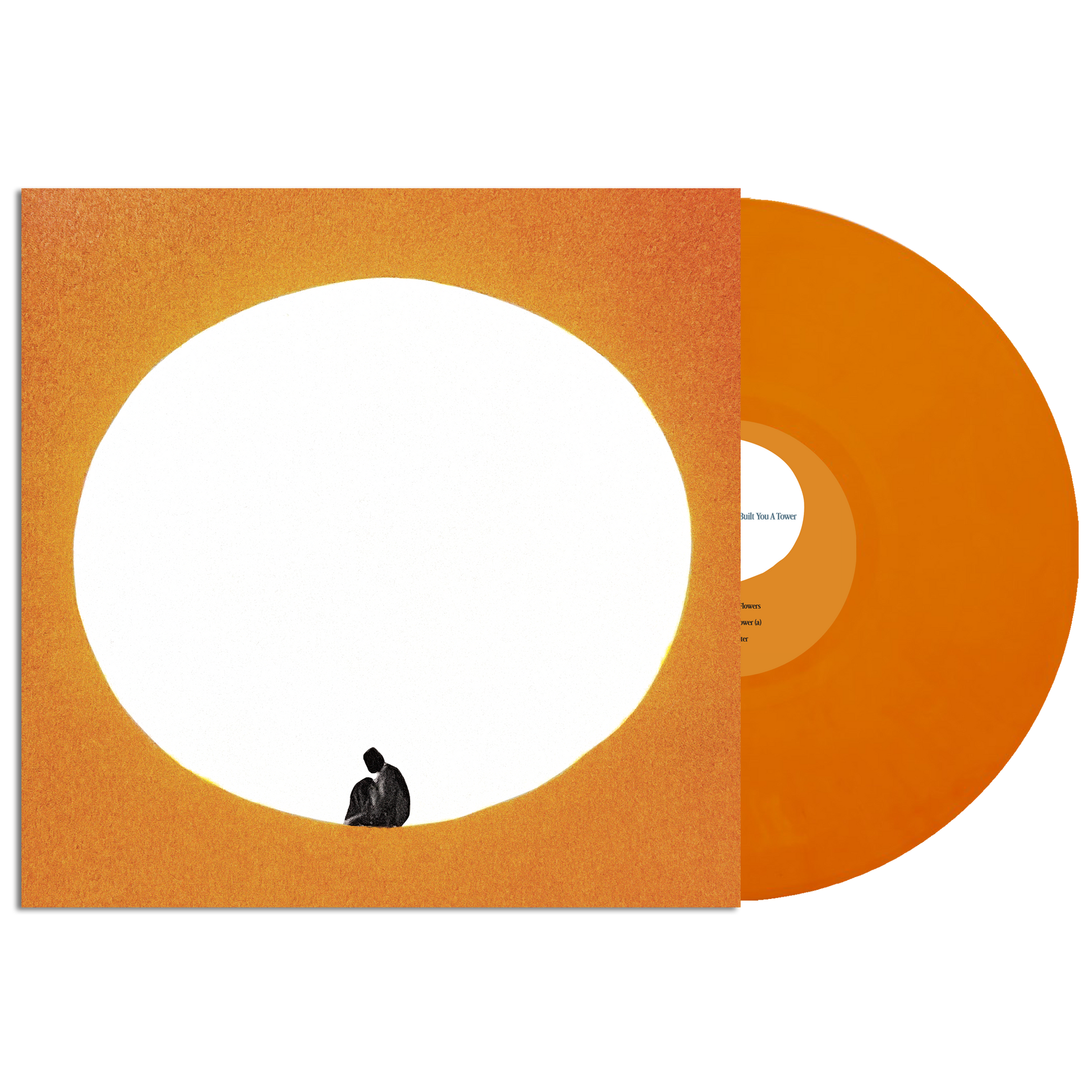 Death Cab For Cutie 'I Built You A Tower' Orange Vinyl album artwork.