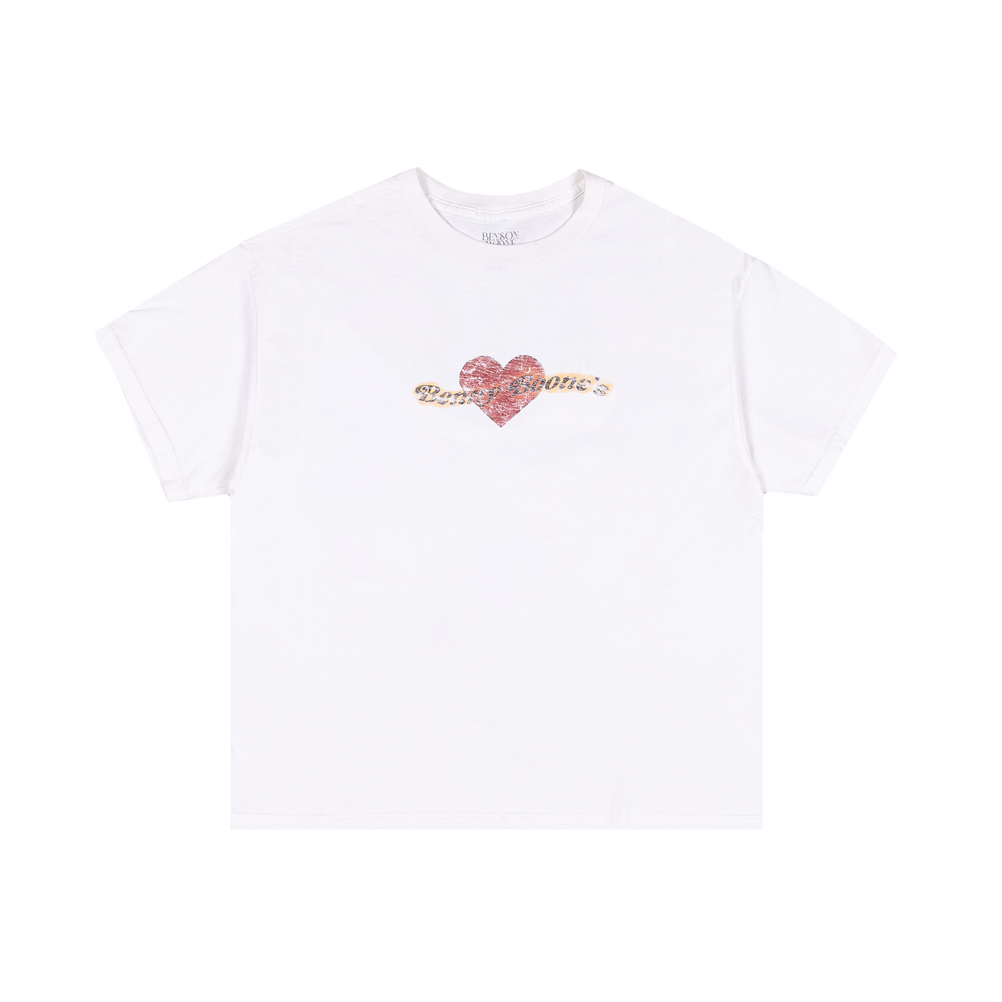 American Heart White Dated Tee