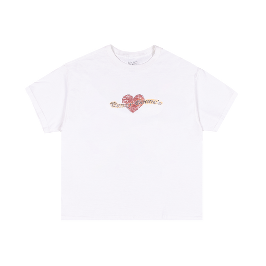 American Heart White Dated Tee