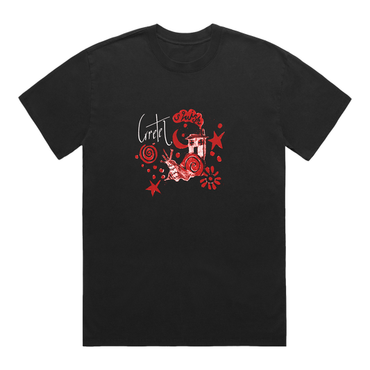 Squish Snail Black T-shirt