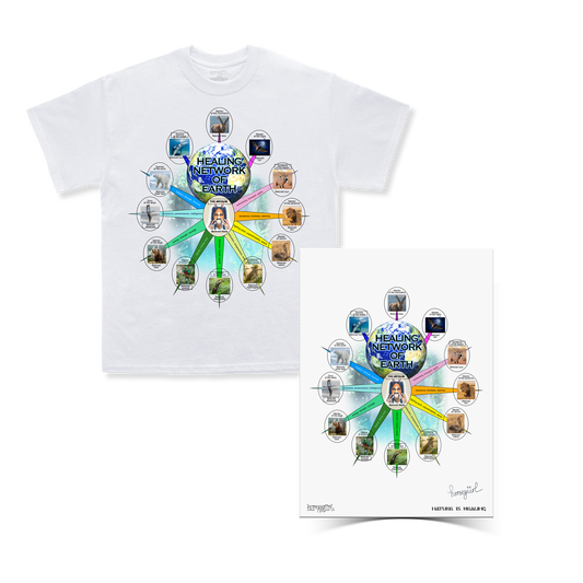 Healing Network T-Shirt and Signed Poster Bundle