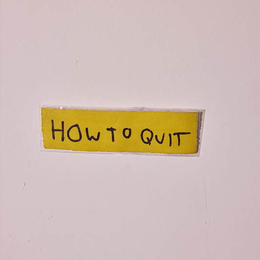 how to quit sticker pack