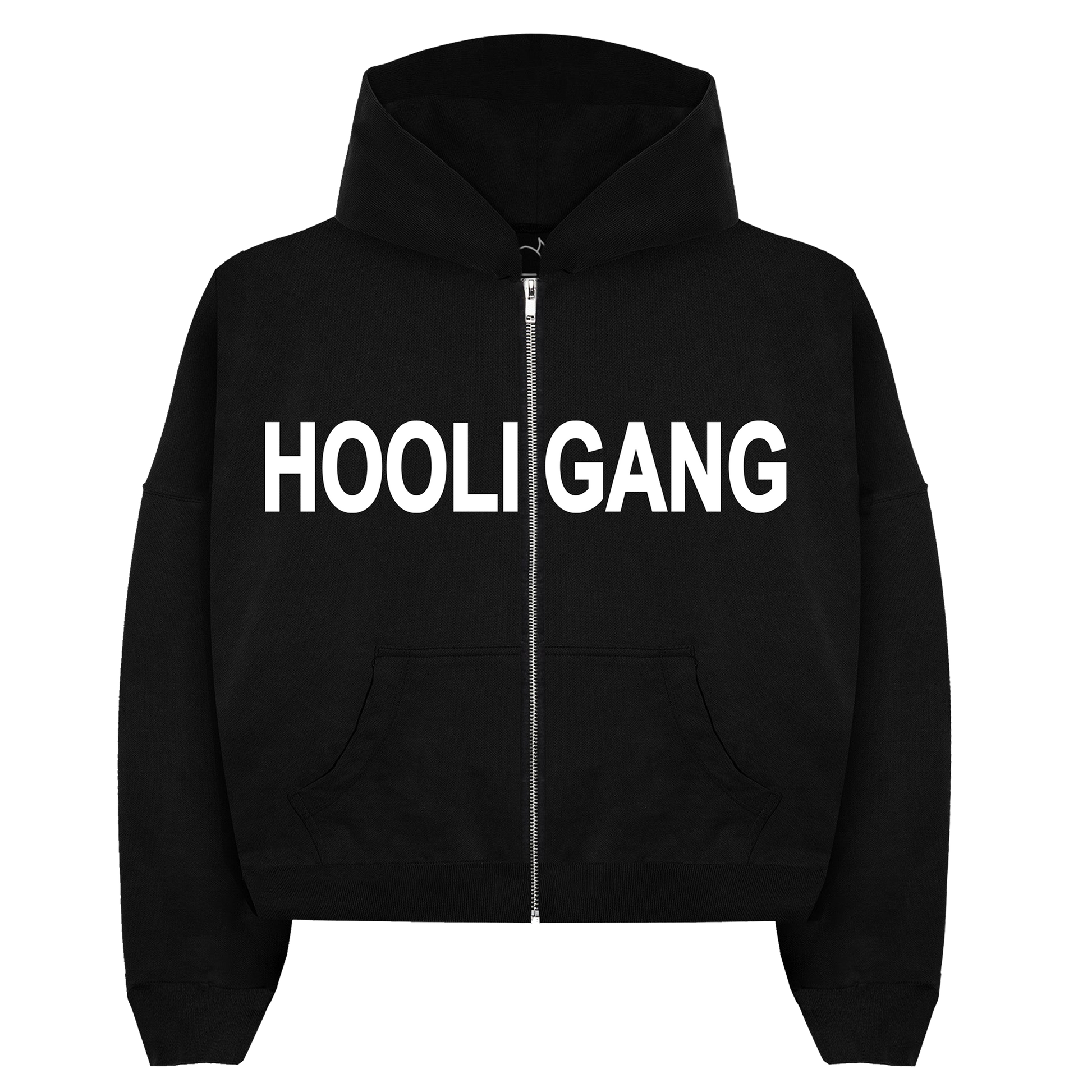 Black Joey Valence & Brae hoodie with 'HOOLIGANG' text 