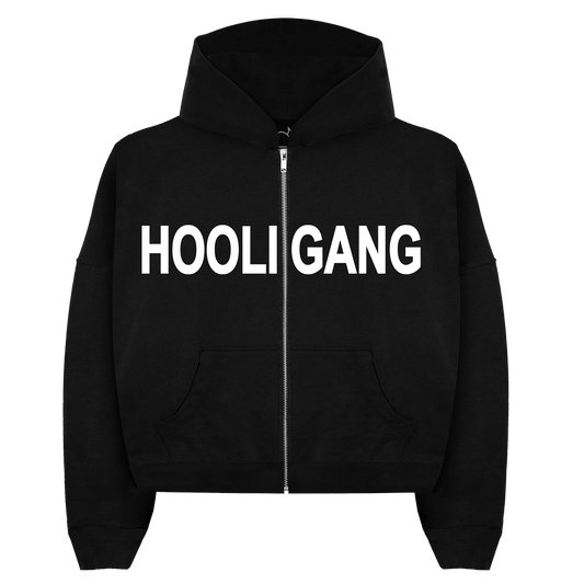 Black Joey Valence & Brae hoodie with 'HOOLIGANG' text 