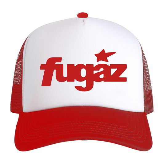Fugaz Trucker Cap | White and Red