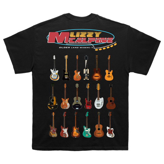 Older (and Wiser) Guitar Tee - Black