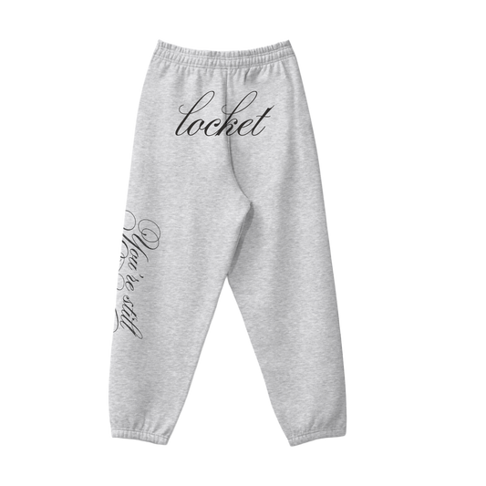 locket script sweatpants
