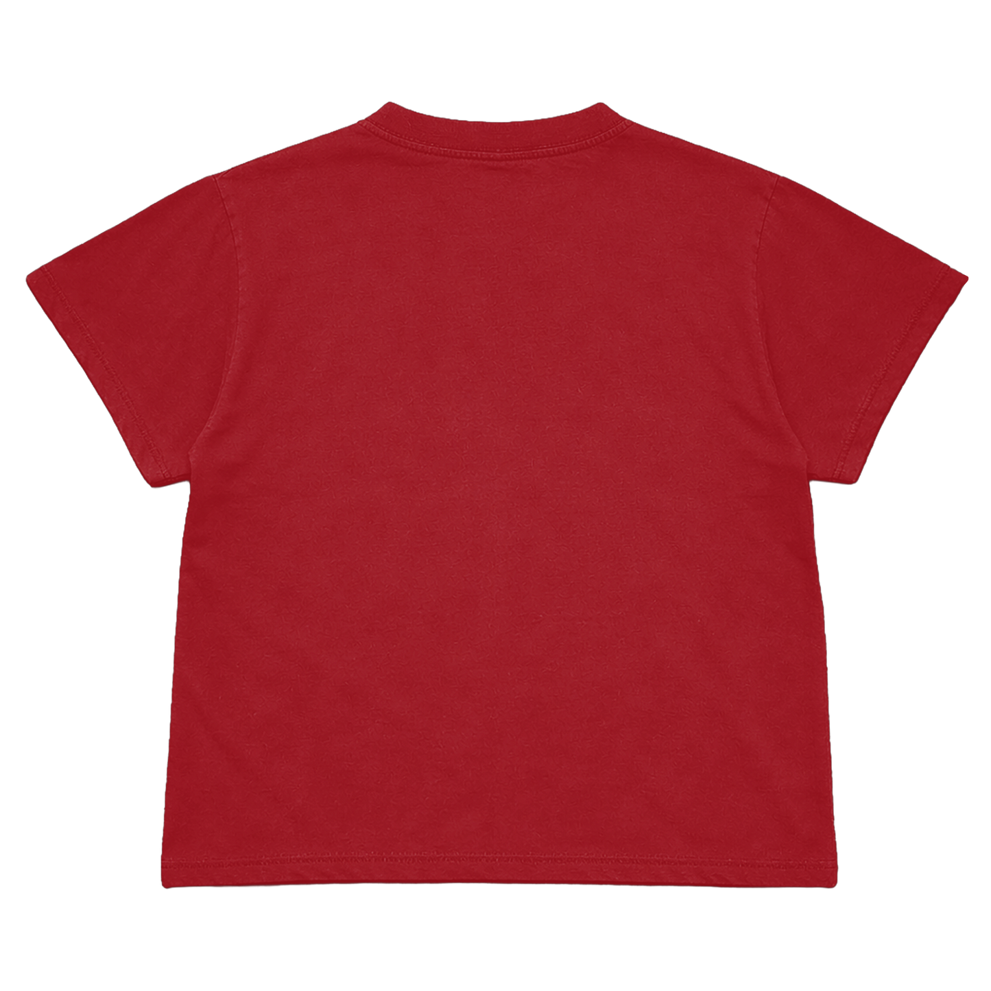 Back of a red t-shirt