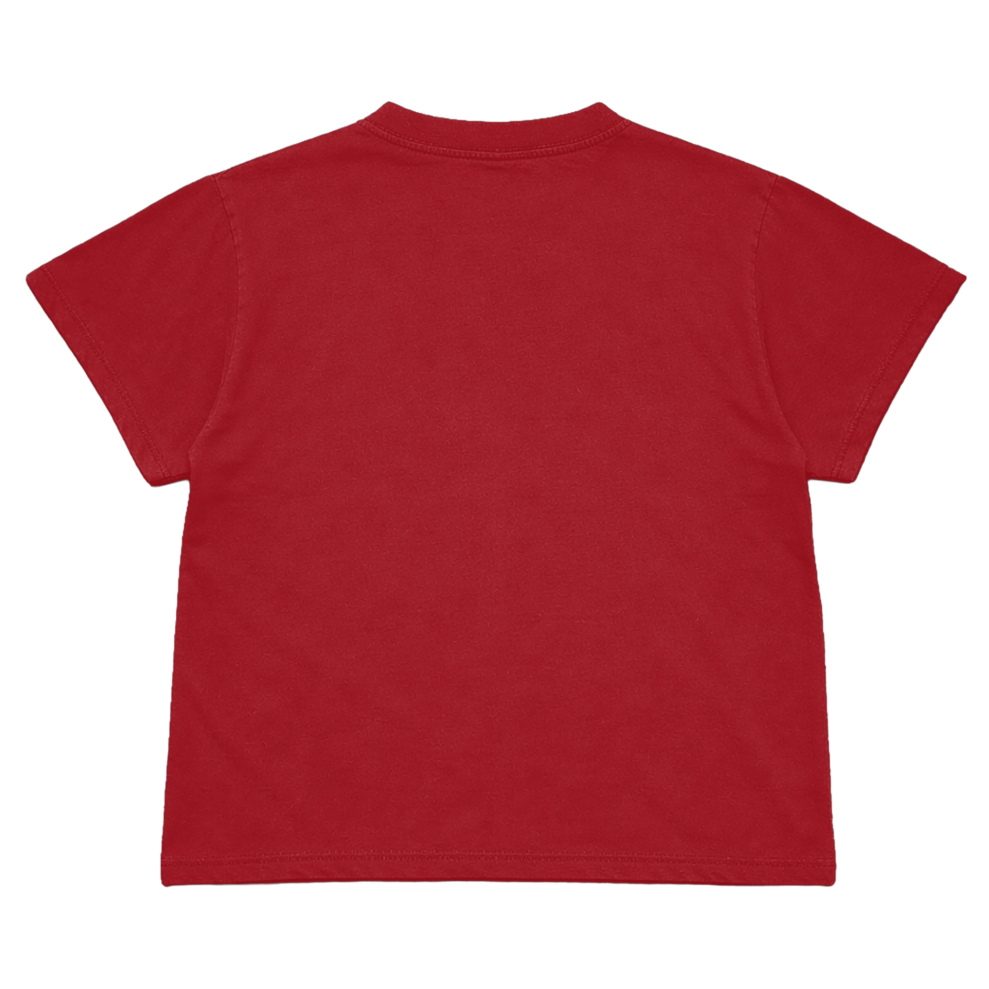 Back of a red t-shirt