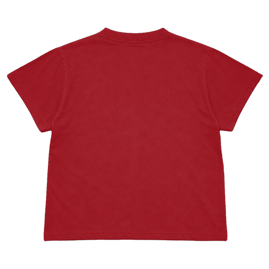 Back of a red t-shirt