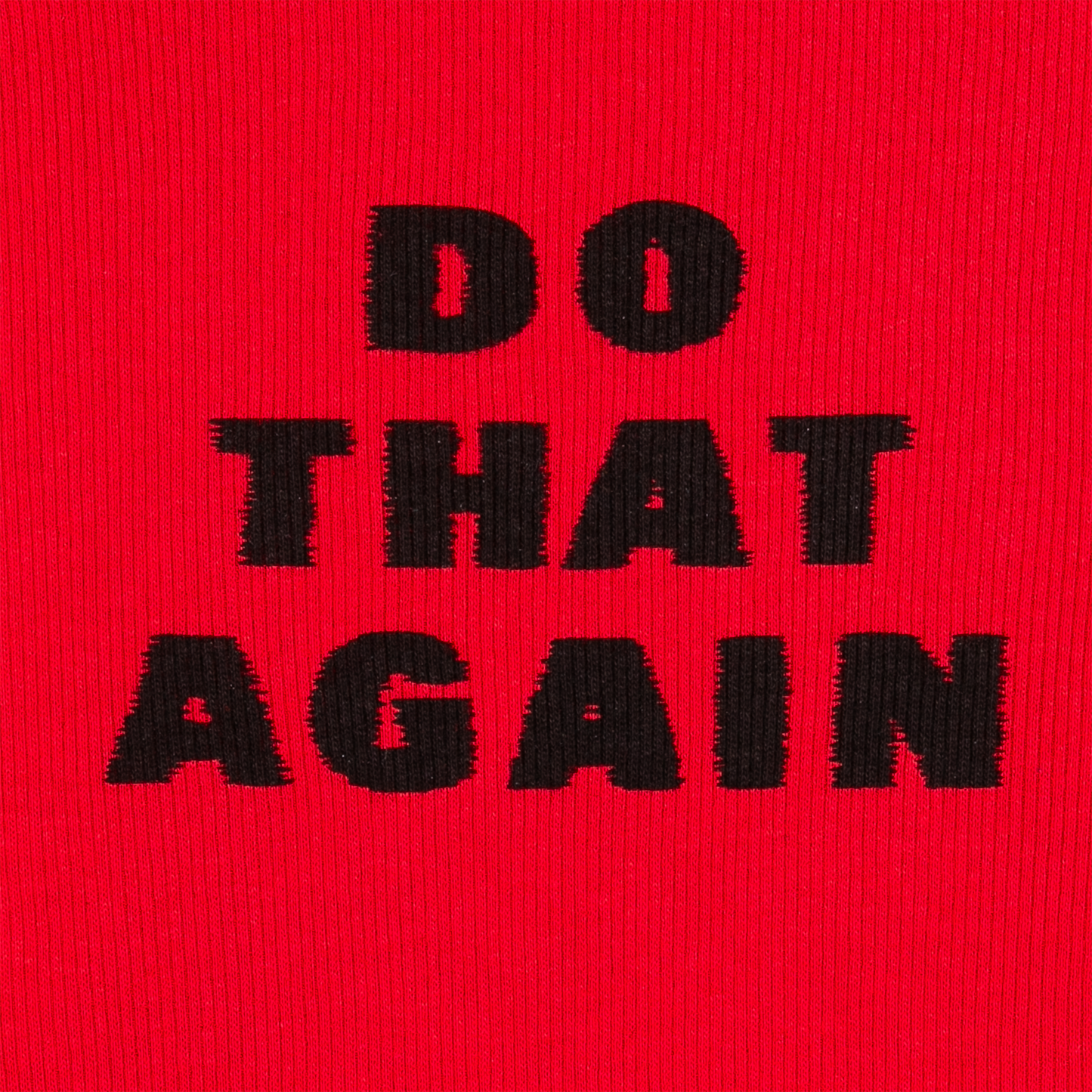Do That Again Red Ribbed Tank (Set Of 3)