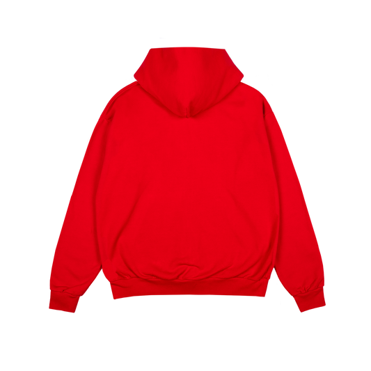 Do That Again Red Zip Hoodie