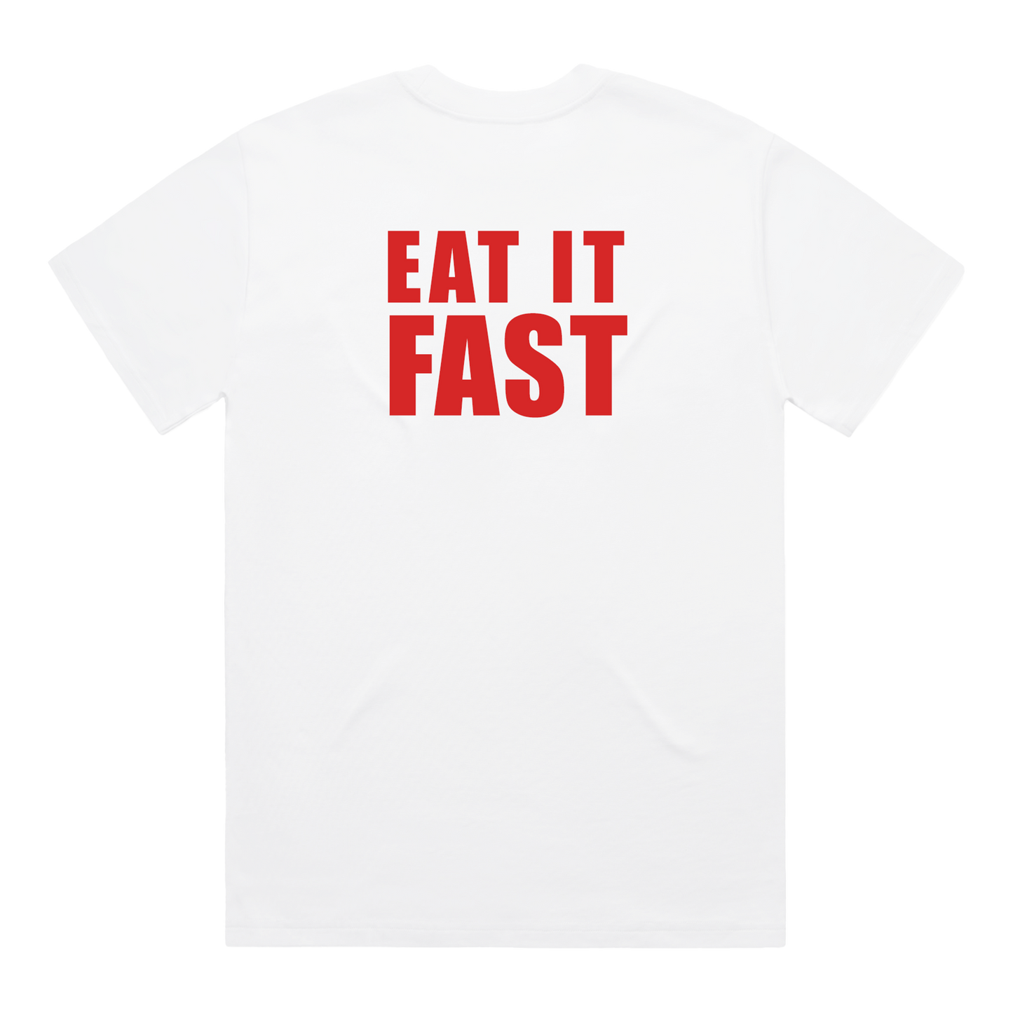 Only Fire Eat My Ass White Tee