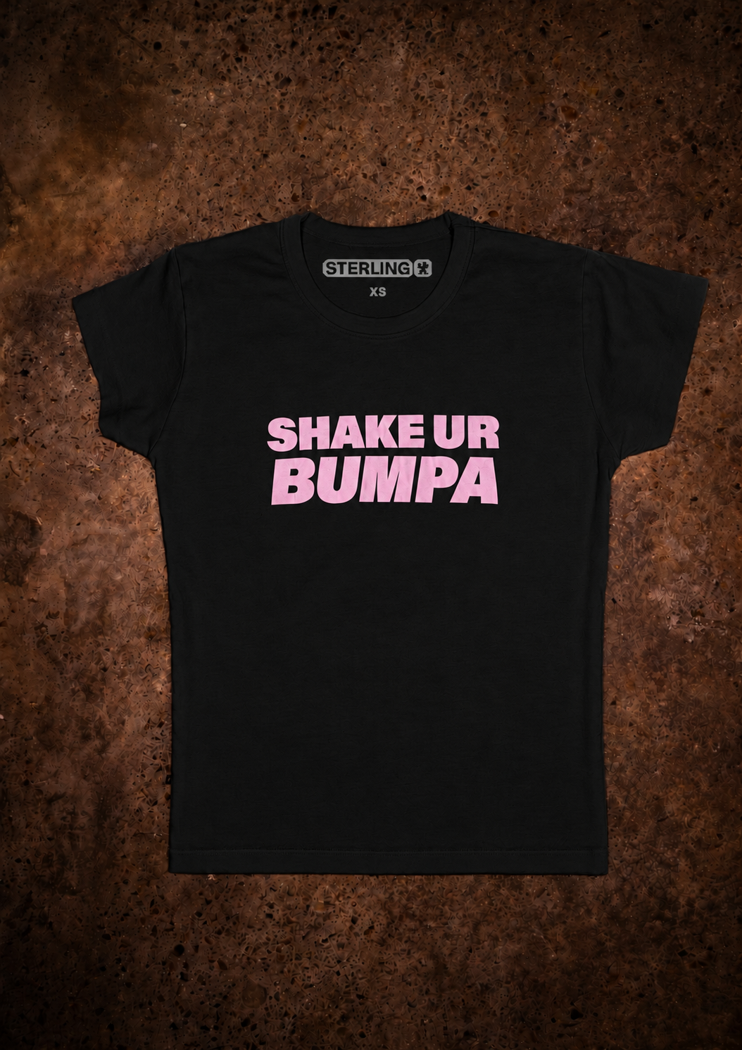 Shake Ur Bumpa | Black Baby Tee