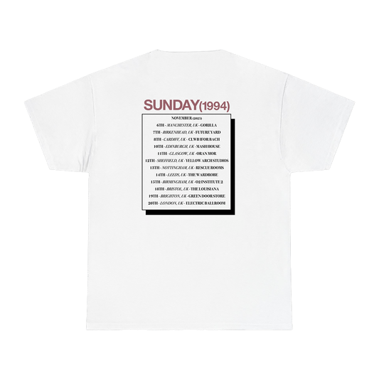 UK Tour Tee - White