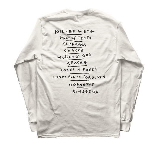 Pull Like A Dog White Longsleeve