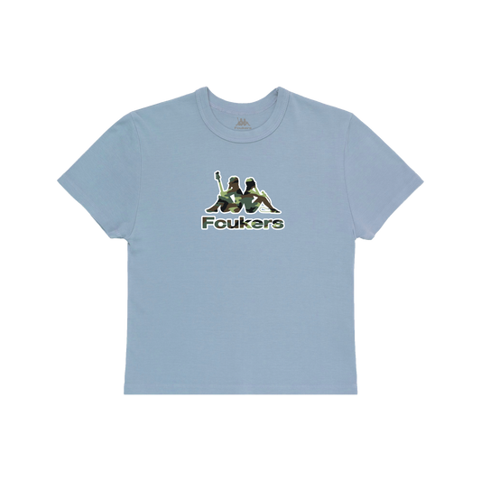 Fcukers Baby Blue Tee
