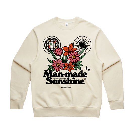 Man-Made Sunshine Flowers Sweatshirt